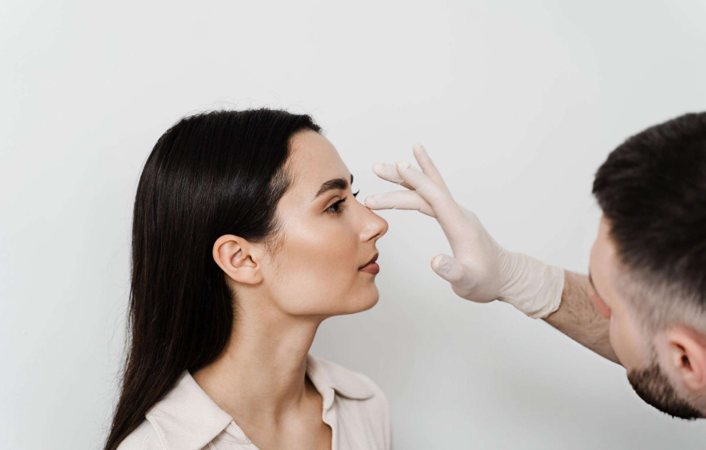 Non-surgical rhinoplasty results